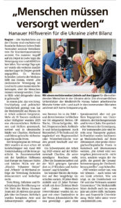 Hanauer Anzeiger, 13.12.2025.