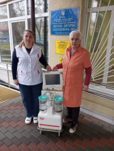 Absauggerat in Klinik in Charkiv