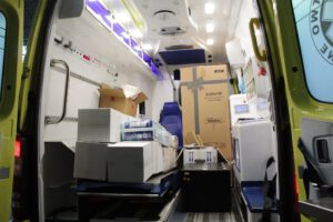 Kühlschrank und Verbrauchsmaterial werden in Myrhorod verteilt