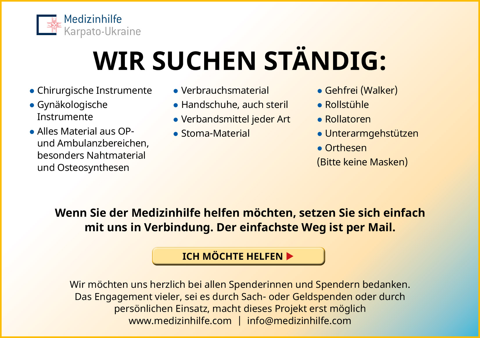 Medizinhilfe sucht